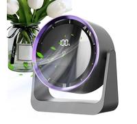 Desktop Fan, Silent Desk Fan Usb Rechargeable, Powerful Personal Air Circulator, Wall Mounted Bedroom Ventilator, Compact Night Light Cooler, Air Blower for Kids