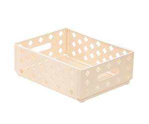 Desktop Foldable Storage Crate | Organizing Supplies Small Baskets | Scalable Storage Crate for Bedroom, Classroom, and Kitchen Use | Portable Storage Solution for Home and Office