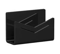 Desktop Letter Holder - Transparent Mail Tray, Correspondence Sorting Unit, Postcard Bill Storage Rack Vertical System, Notebook File Display Stand Administrative Desk Use | For Home Office School Stu