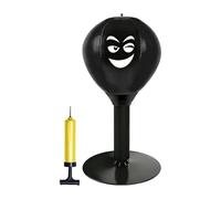 Desktop Punching Bag - PU Leather Reflex Ball | Suction Cup Trainer | Table Boxing Ball - PU Foam Speed Trainer | Strong Suction Base | Reaction Exercise Toy For Office Home Dorm, Fitness,