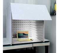 Desktop Soundproof Cover, Portable Isolation Sound Booth for Noise Reduction in Recording Studio, Podcast, and Vocal Use