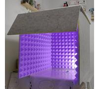 Desktop Soundproof Cover, Vocal Absorbing Shield, Portable Recording Booth, Home Studio Booth, Microphone Isolation Booth Cube, Decreasing Noise, Podcasting, Acoustical Treatments