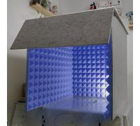 Desktop Soundproof Cover, Vocal Absorbing Shield, Portable Recording Booth, Home Studio Booth, Microphone Isolation Booth Cube, Decreasing Noise, Podcasting, Acoustical Treatments