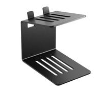 Desktop Speaker Stand - Enceinte Box Metal Frame Storage Rack | Speakers Desk Stand | Heavy-Duty Shock Absorbing, Speaker Table Storage Riser Holder for Table Bookshelf Home Studio Living Room Bedroom