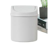 Desktop Trash Can with Lid - Small Countertop Garbage Bin, Odor Proof Wastebasket | Mini Table Bin for Bathroom Bedroom Kitchen Classroom Dorm Nursery Office Space Use