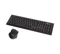 DesktopSet - Ensemble clavier et souris - sans fil - 2.4 GHz - Norvégien