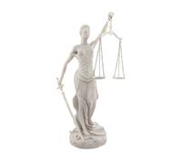 Desktopstatue Statue Blanche de la Justice Justitia Attorney Gift by Desktopstatue