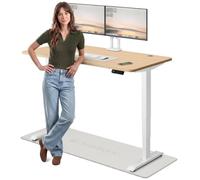Desktronic Bureau Assis Debout Électrique 160x80 cm - Double Moteur Silencieux, Stabilité Renforcée, Réglable en Hauteur, Mémoire, USB-C HomePro