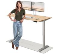 Desktronic Bureau Assis Debout Électrique 160x80 cm - Double Moteur Silencieux, Stabilité Renforcée, Réglable en Hauteur, Mémoire, USB-C HomePro