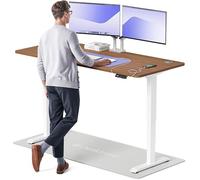 Desktronic Bureau Assis Debout Électrique 180x80 cm - Double Moteur Silencieux, Stabilité Renforcée, Réglable en Hauteur, Mémoire, USB-C HomePro