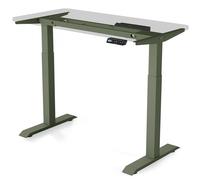 Desktronic Bureau Assis Debout Électrique - Bureau Réglable en Hauteur Stabilisé - Table Assis Debout - Commande Tactile - Mémoires - Ports USB Intégrés - Plan de Travail en Bois Européen