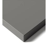 Desktronic - Plateau de Table - Fabriqué en Europe - Stable et Durable - 25 mm - 160 x 80 cm - Idéal pour Bureau réglable en Hauteur et Table à Manger, etc - Gris