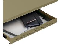 Desktronic Rangement de bureau | Caisson de rangement sous bureau | Bureau pour fournitures scolaires à domicile, Tiroir en métal, Caisson à tiroir caché. Vert clair