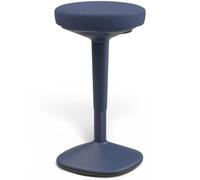 Desktronic Tabouret Ergonomique à Bascule - Hauteur Réglable (57-82 cm), Siège Actif 360° Pivotant, Coussin Confort, Base Antidérapante Large (37 cm), Tabouret Assis-Debout pour Bureau & Maison
