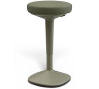 Desktronic Tabouret Ergonomique à Bascule - Hauteur Réglable (57-82 cm), Siège Actif 360° Pivotant, Coussin Confort, Base Antidérapante Large (37 cm), Tabouret Assis-Debout pour Bureau & Maison