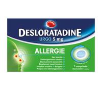 Desloratadine Urgo 5mg 7 Comprimés Pelliculés