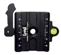 Desmond DLC-60 Collier de serrage L.E.V.E.R QR 60 mm avec adaptateur 0,6 cm Compatible Arca-Swiss pour tête de trépied à dégagement rapide