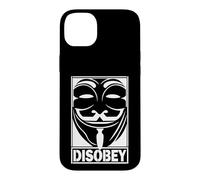 Désobéir à la révolution Anonyme People for People Anti Corrupt Coque pour iPhone 14 Plus