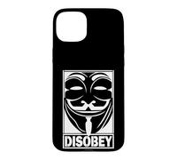 Désobéir à la révolution Anonyme People for People Anti Corrupt Coque pour iPhone 15 Plus