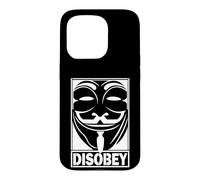 Désobéir à la révolution Anonyme People for People Anti Corrupt Coque pour iPhone 15 Pro