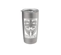 Désobéir à la révolution anonyme People For People Anti Corrupt Gobelet isotherme en acier inoxydable double paroi