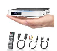 Desobry Lecteur DVD Mini pour TV, Petit Lecteur DVD HDMI toutes régions, Mémoire de point d'arrêt (MD115W-04DE)