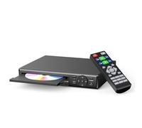 Desobry Lecteur DVD pour TV, HD 1080p avec système de Lecture amélioré, Lecteur DVD/CD Multi-Régions avec Sorties HDMI et AV, Lecture Reprise, Télécommande