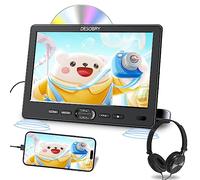 DESOBRY Lecteur DVD Voiture 10,5" Appuie-tête HDMI Portable USB/SD