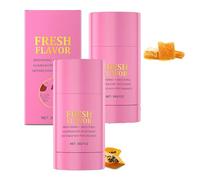 Désodorant sans aluminium de fruits pour les femmes avec parfum de barbe à papa, déodorant naturel pour les aisselles plus brillantes et plus lisses (2pcs)