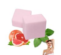 Desodorante Sólido Natural con Té Verde 50 g | Vegano, Ecológico y Sin Sales de Aluminio | Neutraliza el Mal Olor sin Bloquear los Poros (Pomelo)