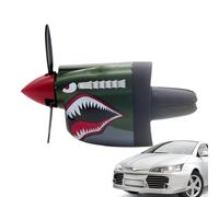 Désodorisant à Clip pour Voiture, 1 Pièce, Design Requin Rechargeable Design Hélice, Diffusion Rapide, 86mm, Compatible Plusieurs Recharges, pour SUV, Minivan, Camion, pour Navetteurs, foyer
