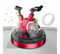 Désodorisant à énergie solaire - Désodorisant rotatif solaire - Cycle moteur - Réchauffeur rotatif | Ornement intérieur automobile pour amis et famille