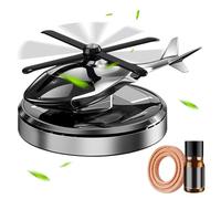 Désodorisant à énergie solaire - En forme d'hélicoptère, diffuseur de tableau de bord avec rotation à 360°, circulation de parfum longue durée | Ornement d'aromathérapie de voiture créatif pour l'air
