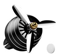 Désodorisant à hélice, diffuseur d'huile de parfum pour voiture - Diffuseur de parfum longue durée pour accessoires d'intérieur de véhicule