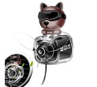 Désodorisant à hélice rotative - Diffuseur automatique à clip, sortie de parfum avec installation facile, diffuseur d'air avec design polyvalent, gadget de véhicule, kit de parfum pour la plupart des