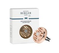 Désodorisant auto - LAMPE BERGER - Blissful - Cuivre rosé - Vendu sans parfum - Clip grille d'aération