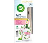 Désodorisant automatique Air Wick Active Fresh avec formule à base d'eau et recharge White Flower, 228 ml