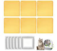 Désodorisant Autonettoyant Bac à Litière: 6 Pièces Désodorisant Litière Chat, Suppresseur D'odeurs D'urine De Chat, Destructeur D'odeurs Pour Litière Autonettoyante Pura Max, Parfum Longue Duré