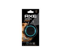 Désodorisant - AXE - Gel Can - Cuir + Biscuits - Voiture - Noir/Bleu