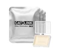 Désodorisant CATLINK C70 Spécialisé pour Litières, avec Support - Compatible avec Toutes Les litières autonettoyantes. Élimination puissante des odeurs, fraîcheur prolongée. Livré avec Un Support.