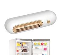 Désodorisant Congélateur - ABS 14,5x4,3cm | Absorbeur D'Odeurs USB Rechargeable Purificateur D'Air | Rafraîchisseur De Frigo 2 Modes Pour Cuisine Voiture Armoire Garde-Robe Litière