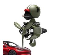 Désodorisant d'air de voiture de dessin animé, clip de diffuseur d'air de voiture,Diffuseur d'arôme de voiture en forme de dessin animé avec tête vibrante rechargeable | Décoration