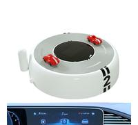Désodorisant d'air solaire pour voiture, diffuseur de parfum pour voiture, voiture de course rotative solaire, ornement mignon du purificateur d'air de voiture avec parfum , petit diffus