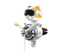 Désodorisant d'avion, idéal pour les voyages, parfum agréable, hélice rotative pour voiture, désodorisant compact et efficace pour avion, voiture