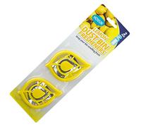 Désodorisant de poubelle de Citron 2 pièces, désodorisant parfumé de cuisine auto-adhésif, dissolvant d'odeur