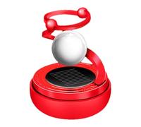 Désodorisant de voiture à énergie solaire | Diffuseur de parfum pour voiture en forme de boule d'étoile | Diffuseur de parfum pour voiture, distributeur de parfum réglable à 360 °