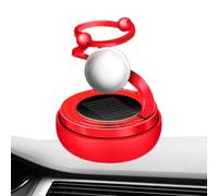 Désodorisant de voiture à énergie solaire, thérapie par l'énergie solaire pour voiture - Porte-parfum rotatif solaire en forme de boule d'étoile | Diffuseur pour voiture
