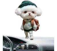 Désodorisant de voiture à pince - Diffuseur de parfum mignon pour chien - Clip de parfum pour climatisation de voiture, camion, berline, pick-up, SUV, RV, tableau de bord, conduite, voyage, road trip