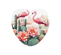 Désodorisant de voiture à suspendre avec flamant rose vert - Tablettes d'aromathérapie de voiture - Cartes parfumées de forme d'amour pour véhicules, chambre à coucher, armoire - Style blanc