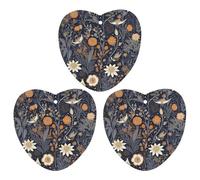 Désodorisant de voiture à suspendre décoré avec des étoiles - Cartes parfumées - Pour voiture, aromathérapie - Tablettes - Miroir intérieur - Pendentif pour armoire de salle de bain - Forme d'amour